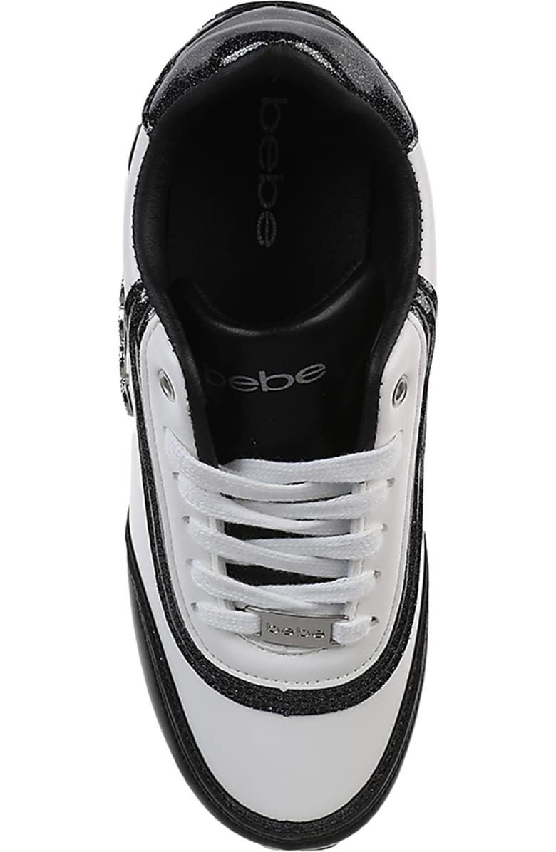 bebe Mixed Media Jogger Sneaker, Alternate, color,