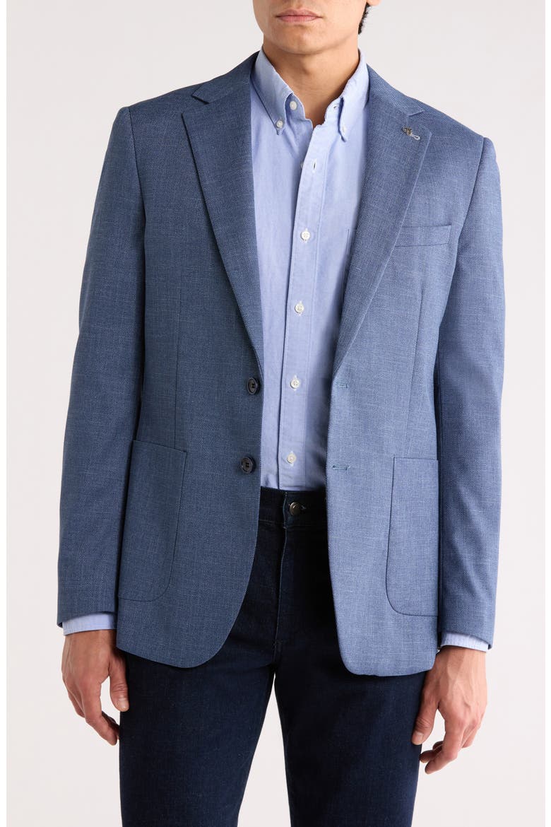 Modern Fit Sportcoat, Main, color, NAVY BLUE