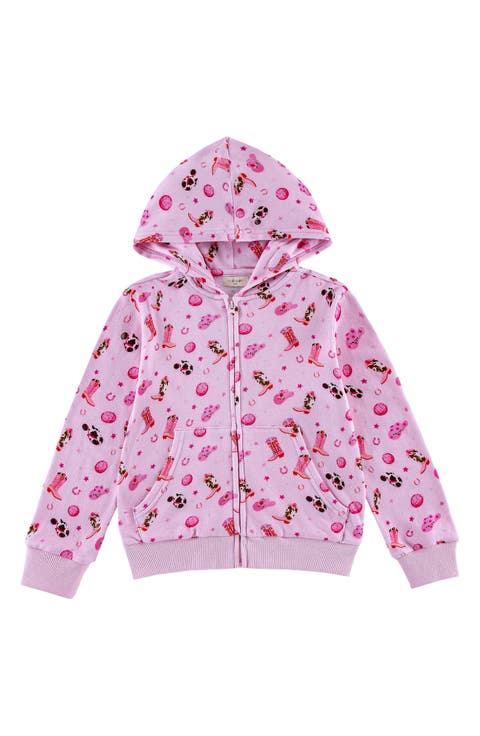 Kids' Disco Cowgirl Zip Hoodie