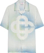 Casablanca Dots Linen Camp Shirt