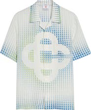 Casablanca Dots Linen Camp Shirt