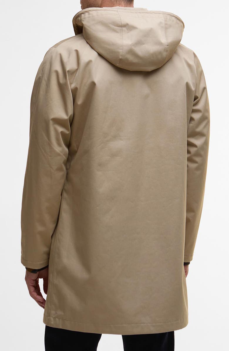 Barbour Lorig Waterproof Raincoat, Alternate, color, Washed Stone