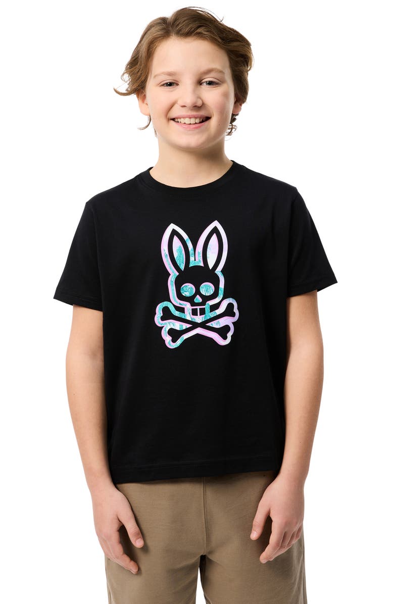 Psycho Bunny Kids' Leonard Cotton Graphic T-Shirt, Alternate, color, 