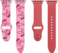 Posh Tech 2-Pack Silicone Apple Watch® Watchbands