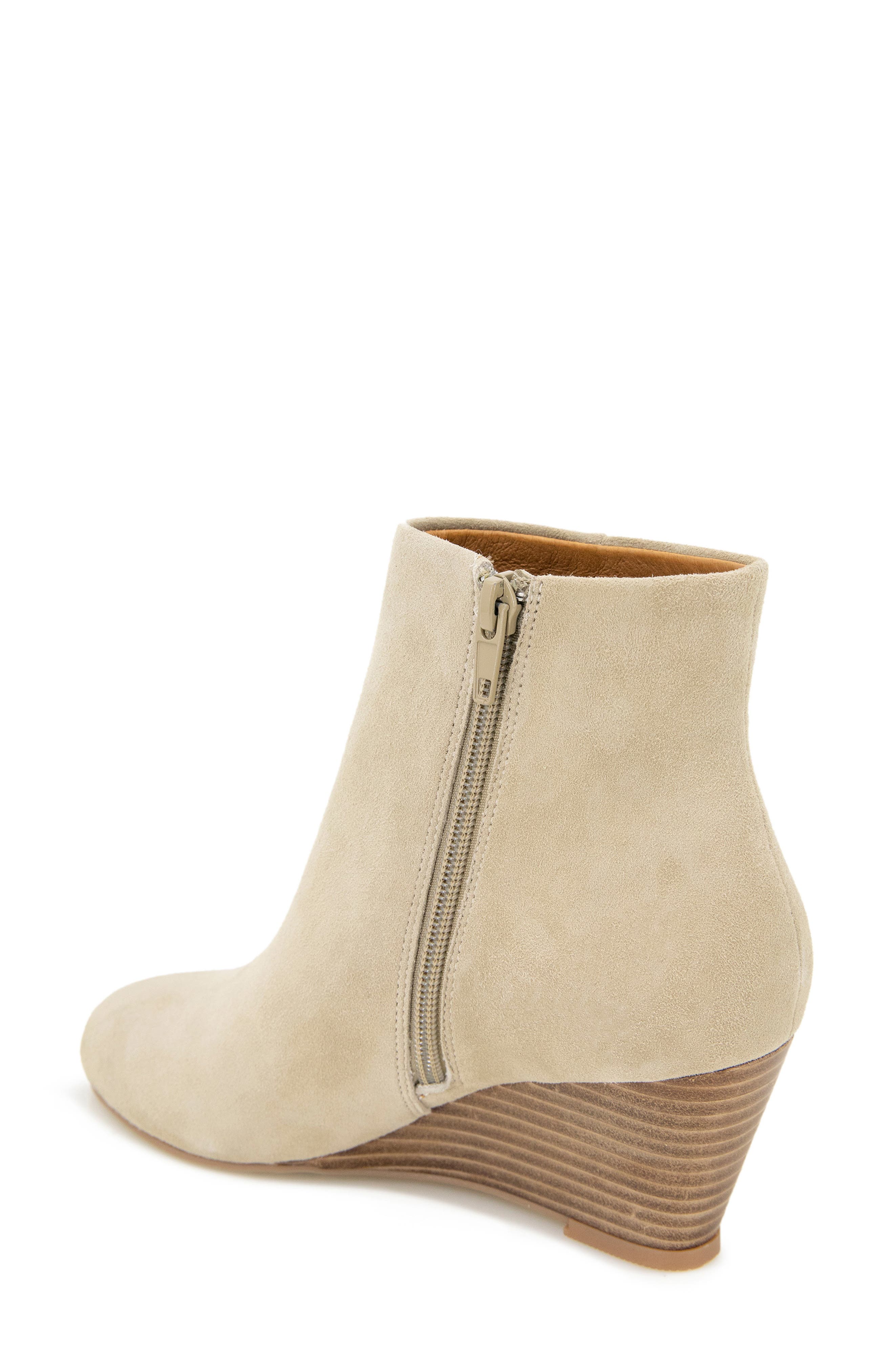 André Assous Kora Wedge Bootie, Alternate, color, Sesame