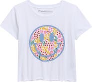 Prince Peter Kids' Bright Smiley Crop Graphic T-Shirt