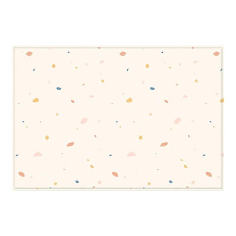 LaPure Soft Play Mat - Double-sided Jelly Terrazzo & Sage Beige