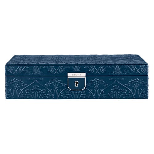 Wolf Liberty Medium Jewelry Box In Blue