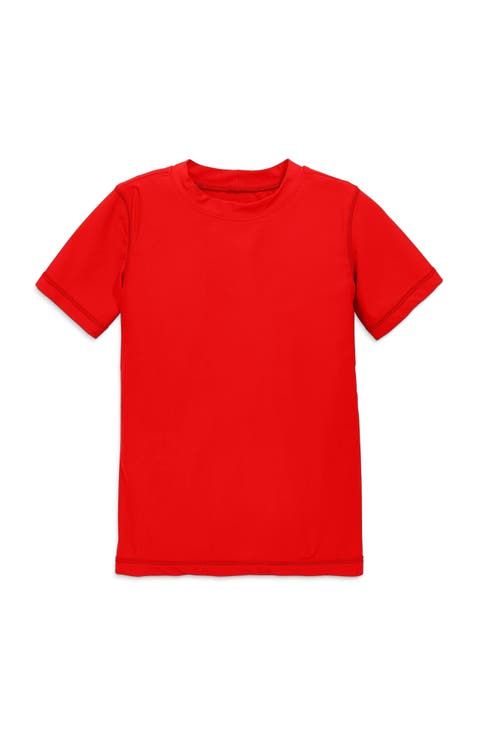 Kids Short Sleeve Rash Guard (Toddler, Little Kid, Big Kid)