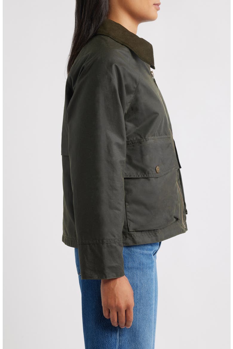 Croxdale Waxed Cotton Jacket, Alternate, color, ARCHIVE OLIVE