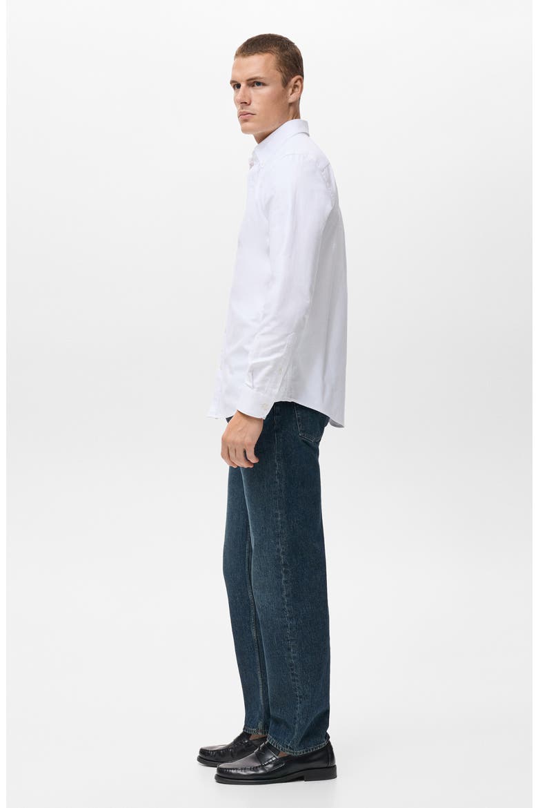 Regular Fit Oxford Button-Down Shirt, Alternate, color, WHITE