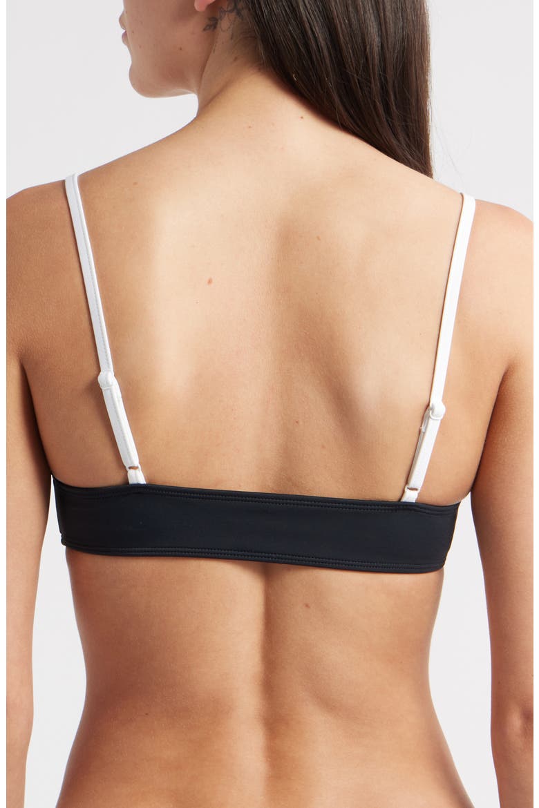 Kierra Bikini Top, Alternate, color, BLACK/ BRIGHT