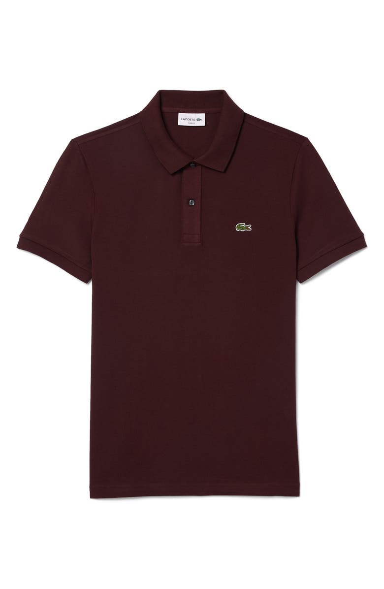 Lacoste Slim Fit Piqué Polo, Alternate, color, Expresso