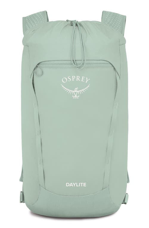 Osprey Daylite Cinch Backpack In Frosty Mint