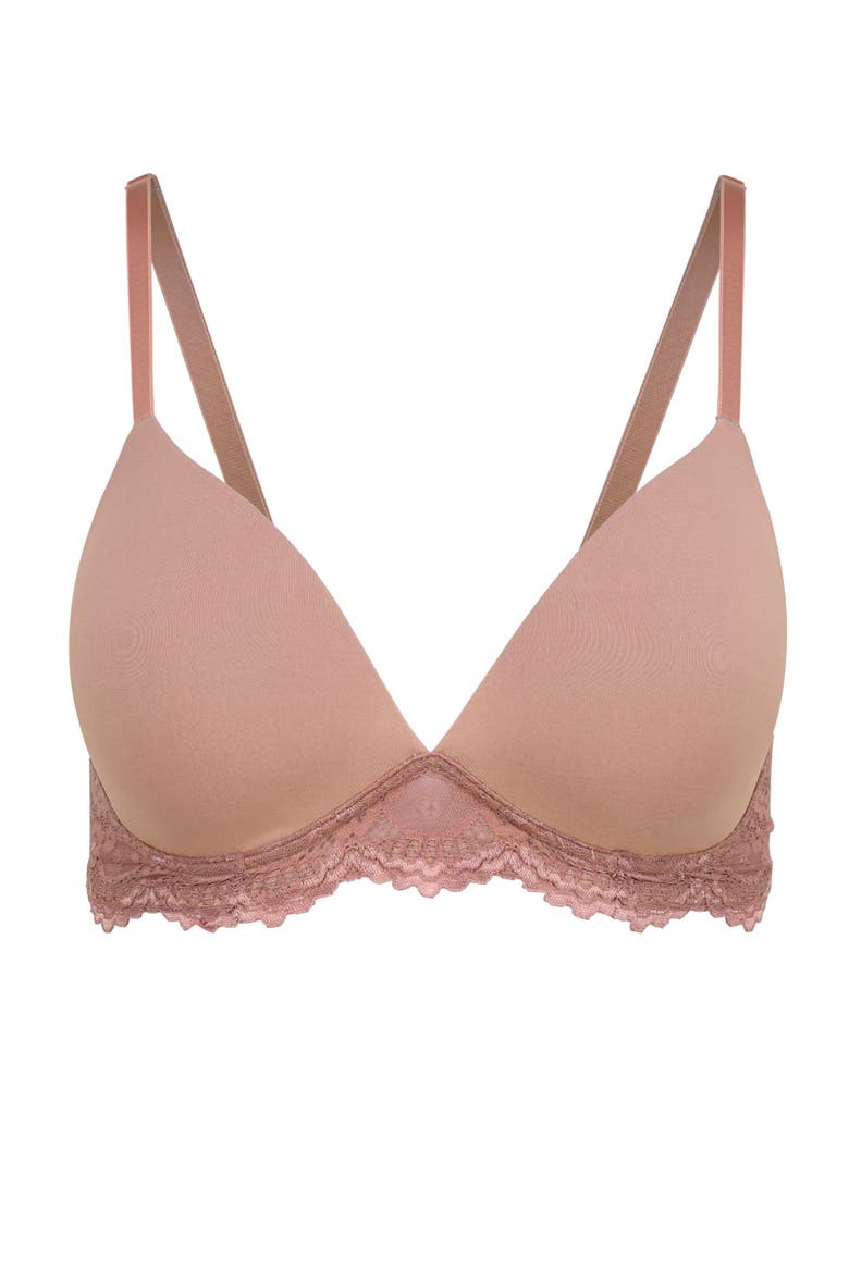 Jainey Contour Plunge Bra, Alternate, color, Medium beige
