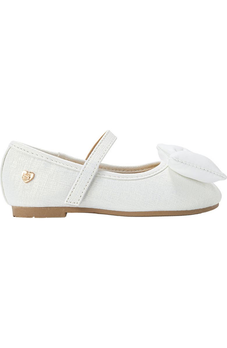 bebe Roxy Mary Jane Flat, Alternate, color, White