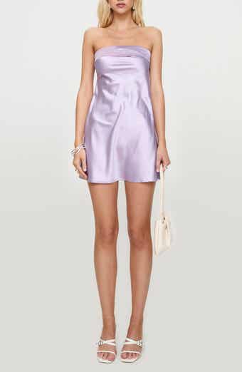 Princess Polly Phillipa Strapless Satin Minidress
