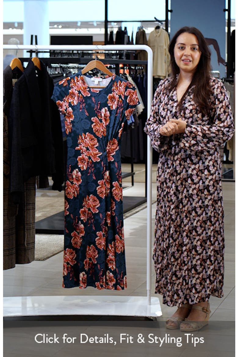 Twist Waist Jersey Midi Dress video
