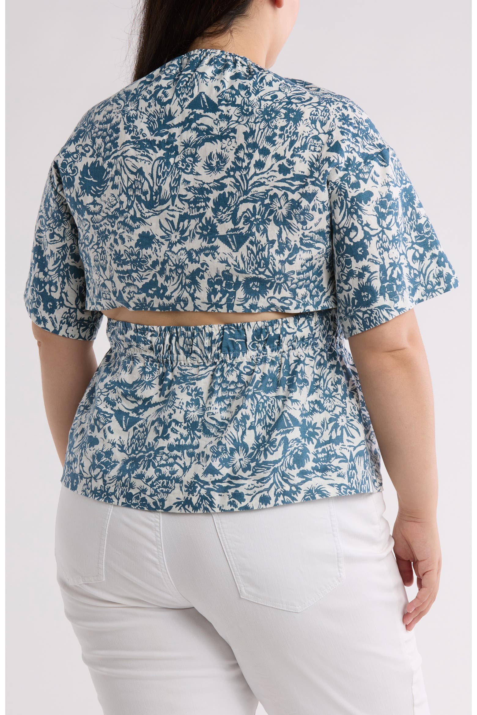 Clean Line N Rack Joie Renae Floral Linen Top (Women) | Nordstromrack