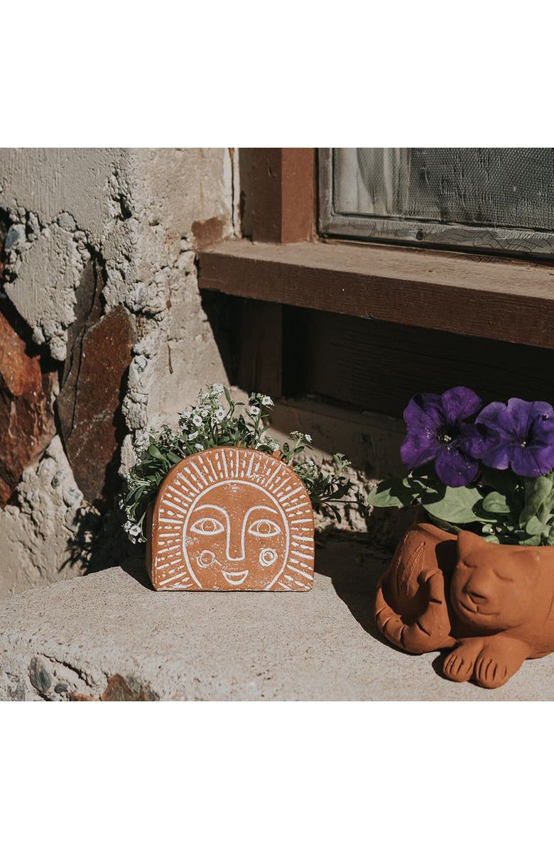 Matr Boomie Vasanta Sunrise Planter, Alternate, color, Brown