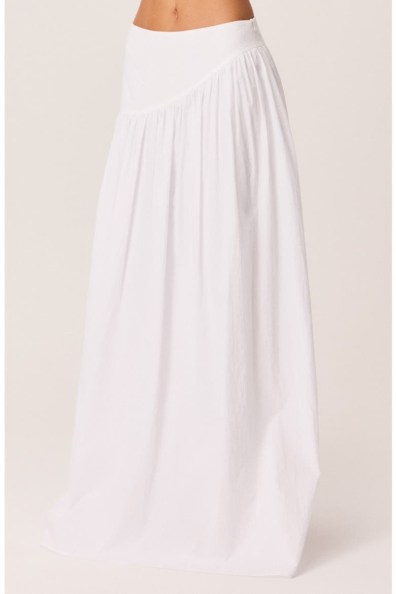 Ambiente Cotton Maxi Skirt, Alternate, color, WHITE