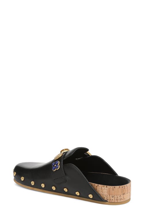 Veronica Beard Fern Charm Clog In Black