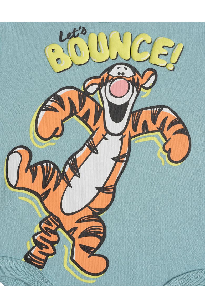 Winnie the Pooh Bodysuit Pants and Hat Set, Alternate, color, Tigger Sky Blue