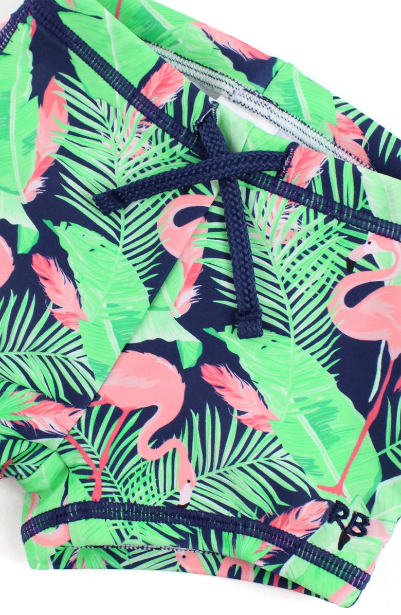 RuggedButts Long Sleeve Two-Piece Rashguard Swimsuit, Alternate, color, 