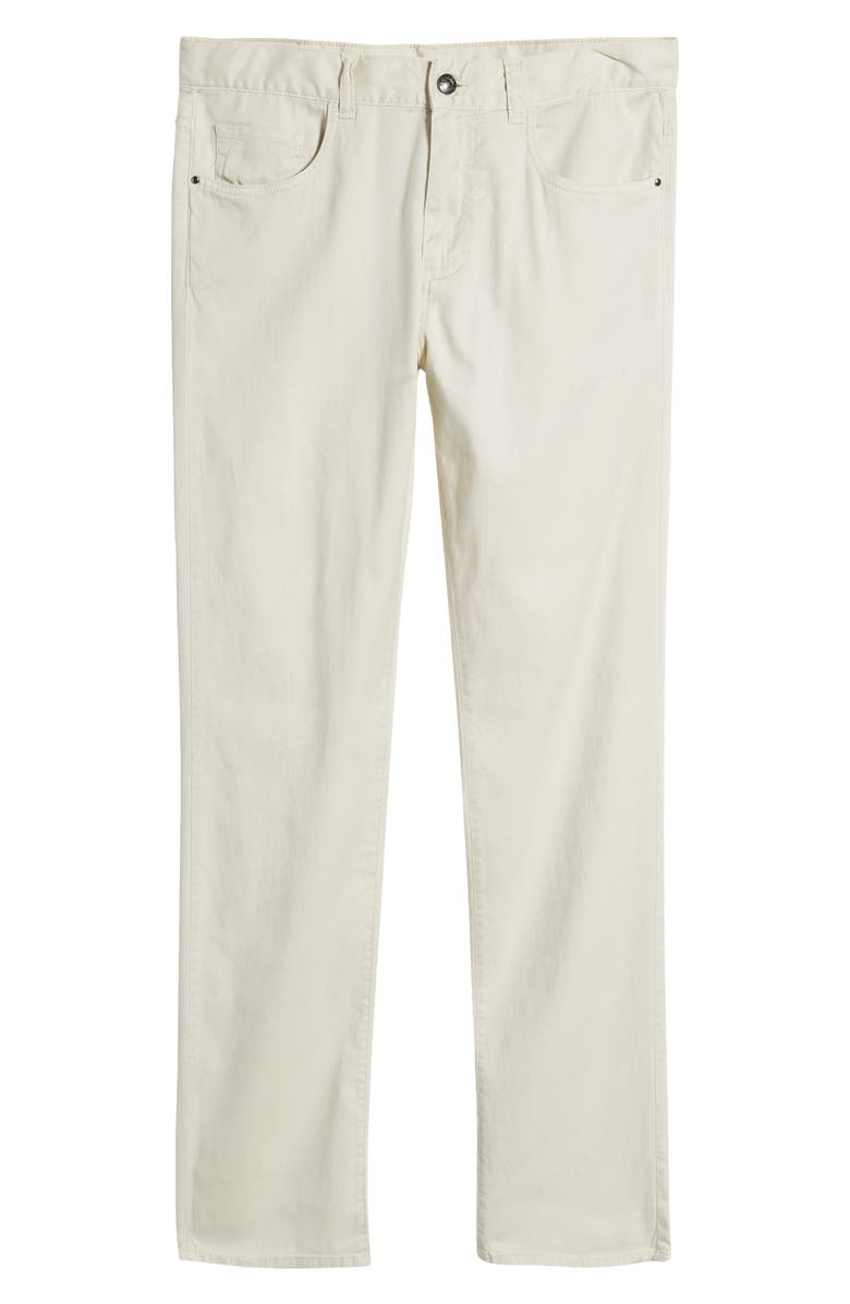 Canali Stretch Twill Five Pocket Pants, Alternate, color, 