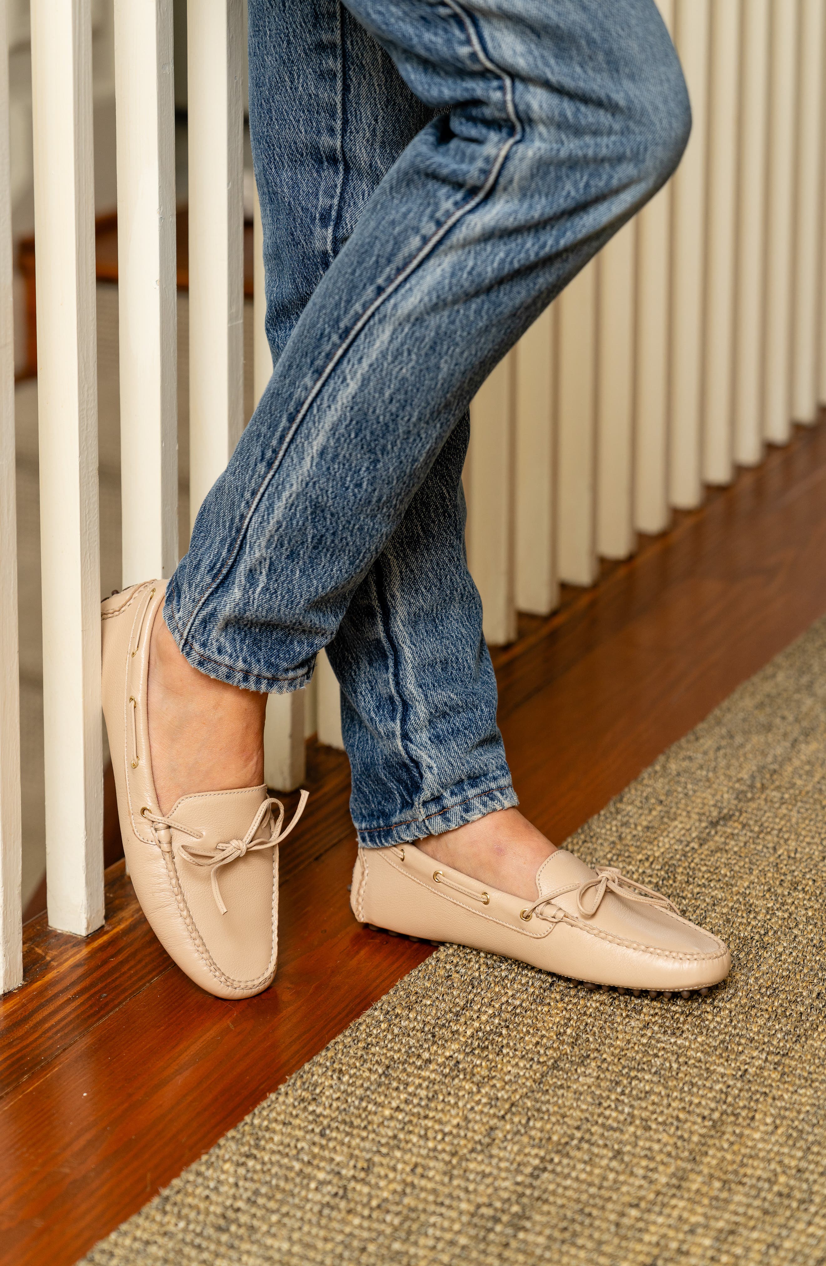Henley Boat Shoe, Alternate, color, SAHARA LEATHER