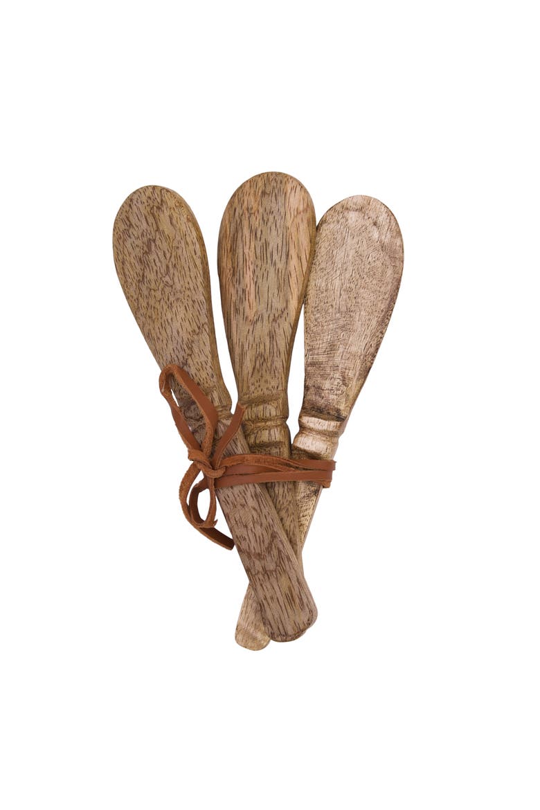 Lana Serving Spreaders Set of 3, Main, color, Brown
