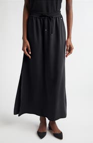 Herno Cady Drawstring Maxi Skirt