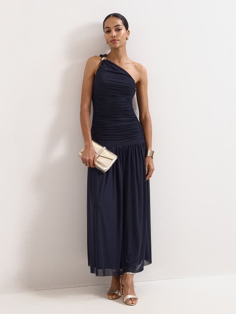 Melina Ruched Midi Dress