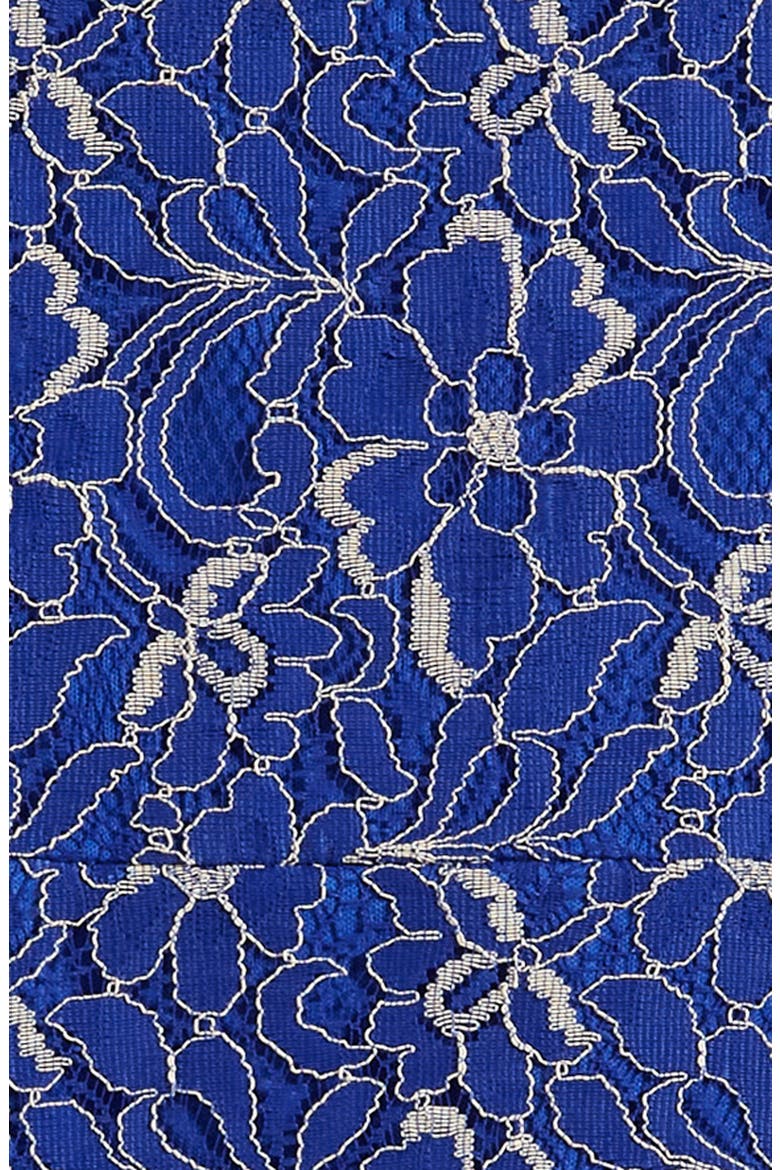 Kids' Lace Ruffle Dress, Alternate, color, ROYAL BLUE