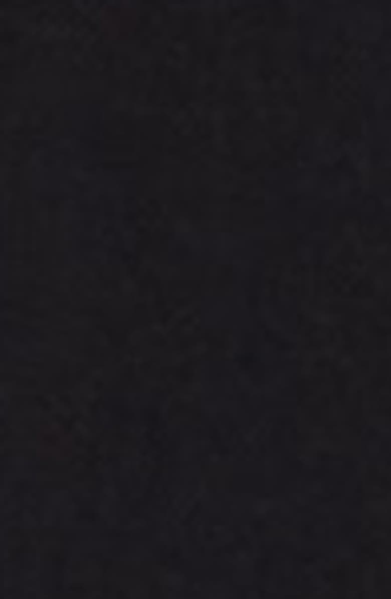 MIDNIGHT RODEO Logo Embroidered Crepe Camp Shirt, Alternate, color, Black