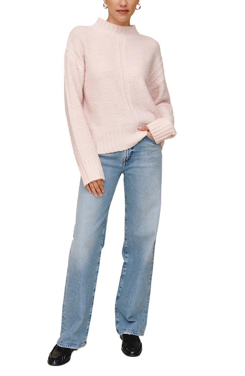 Bella Dahl Mock Neck Merino Wool Blend Sweater, Alternate, color,