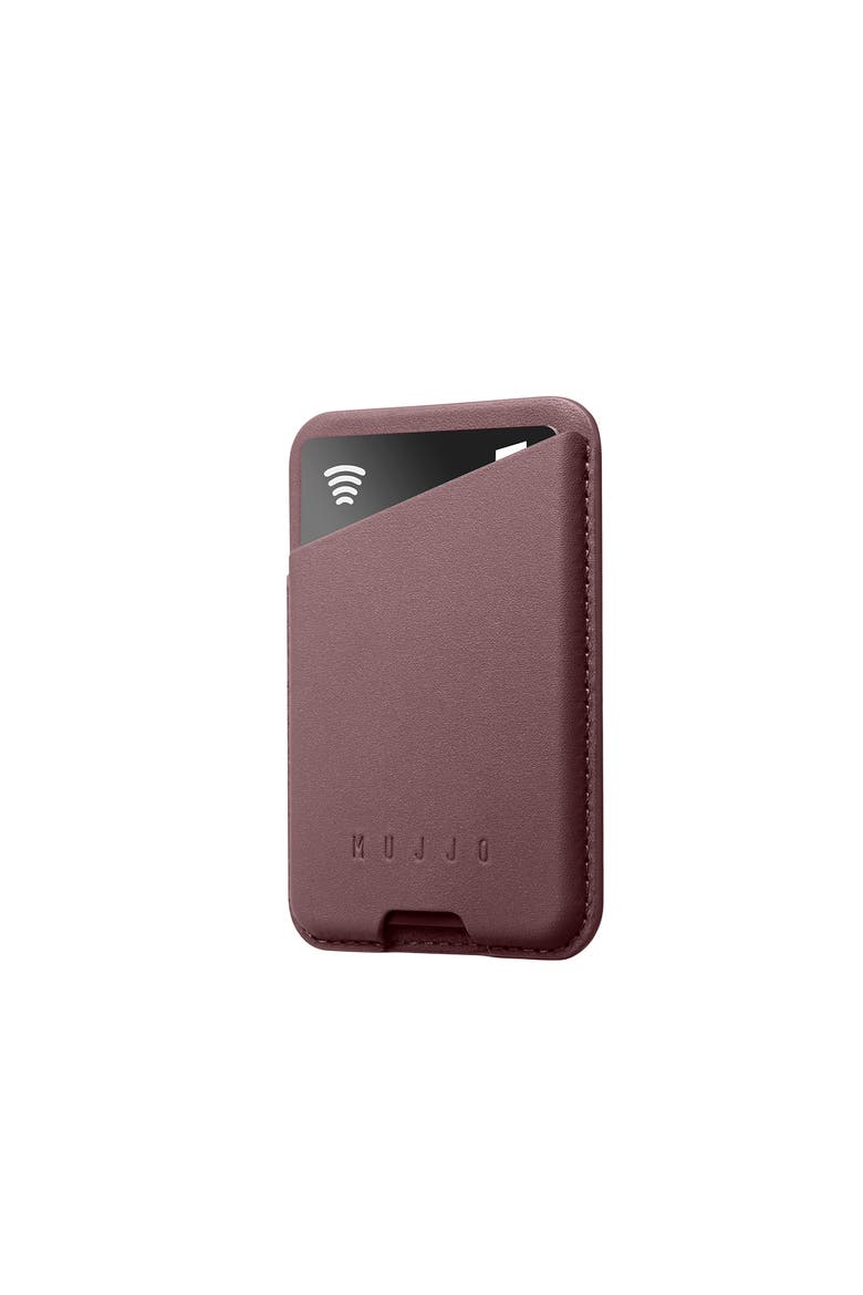 Full Leather MagSafe Wallet for iPhone, Main, color, Bronze Red