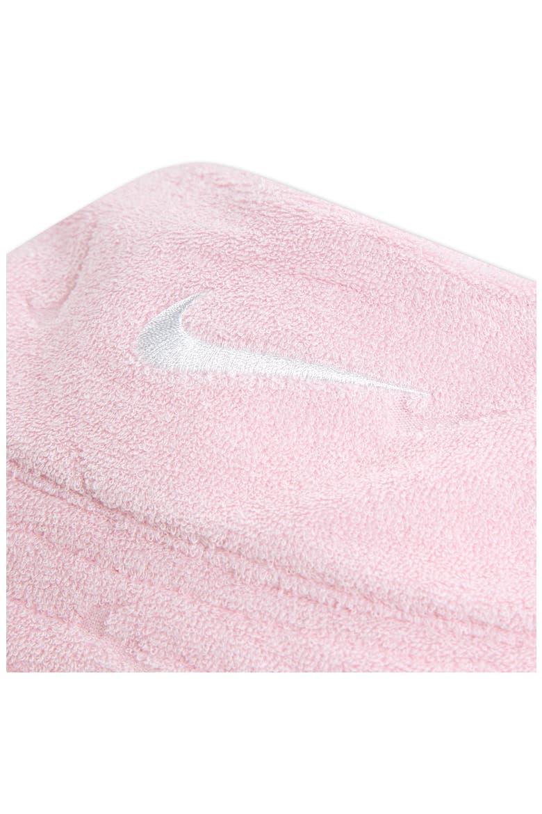 Cotton Blend Terry Romper & Hat Set, Alternate, color, PINK FOAM