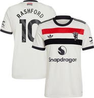 adidas Originals Men's adidas Originals Marcus Rashford Cream Manchester United 2024/25 Third Replica Jersey