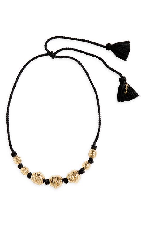 YSL Tassel Passementerie Necklace