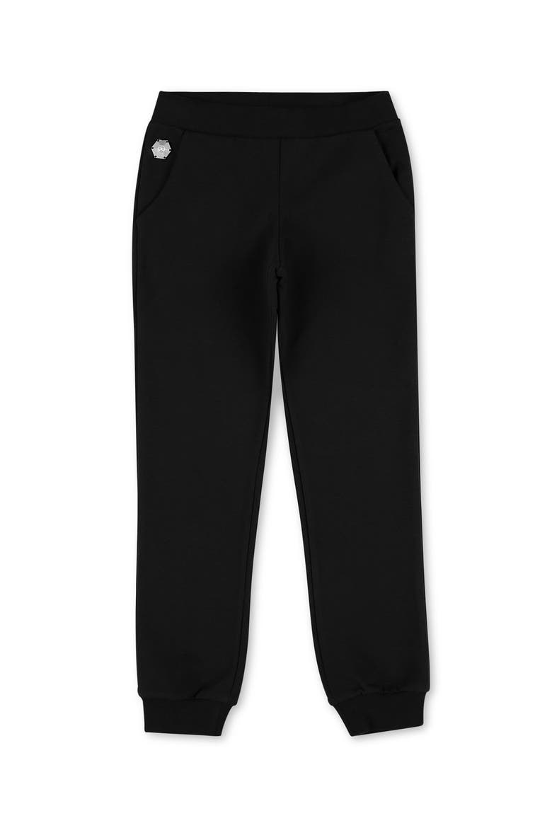 Jogging Trousers Iconic Plein Girl, Main, color, black