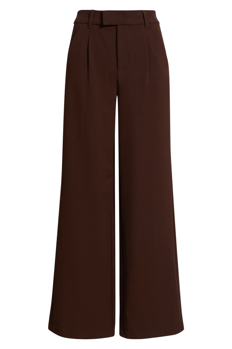 Skyrise Wide Leg Pants, Alternate, color, CHOCOLATE TRUFFLE