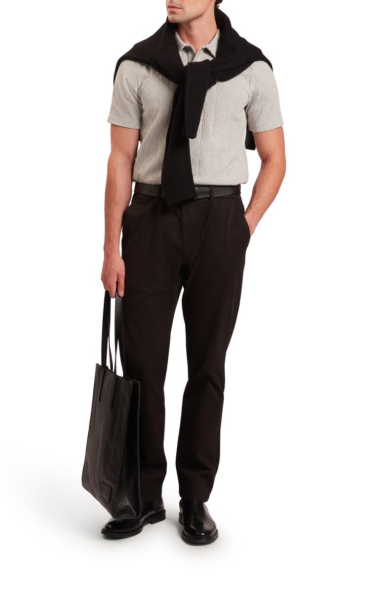 Ted Baker Rembran Texture Polo, Alternate, color, Light Grey