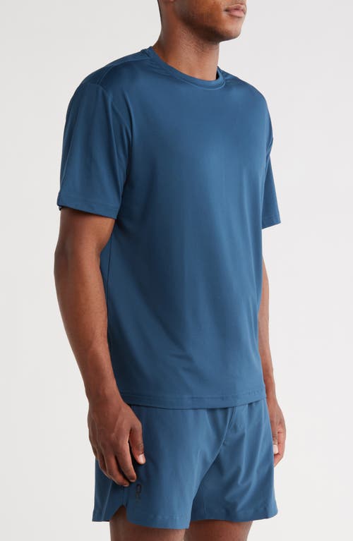 Rhone Base Training Relaxed Performance T-shirt In Blue