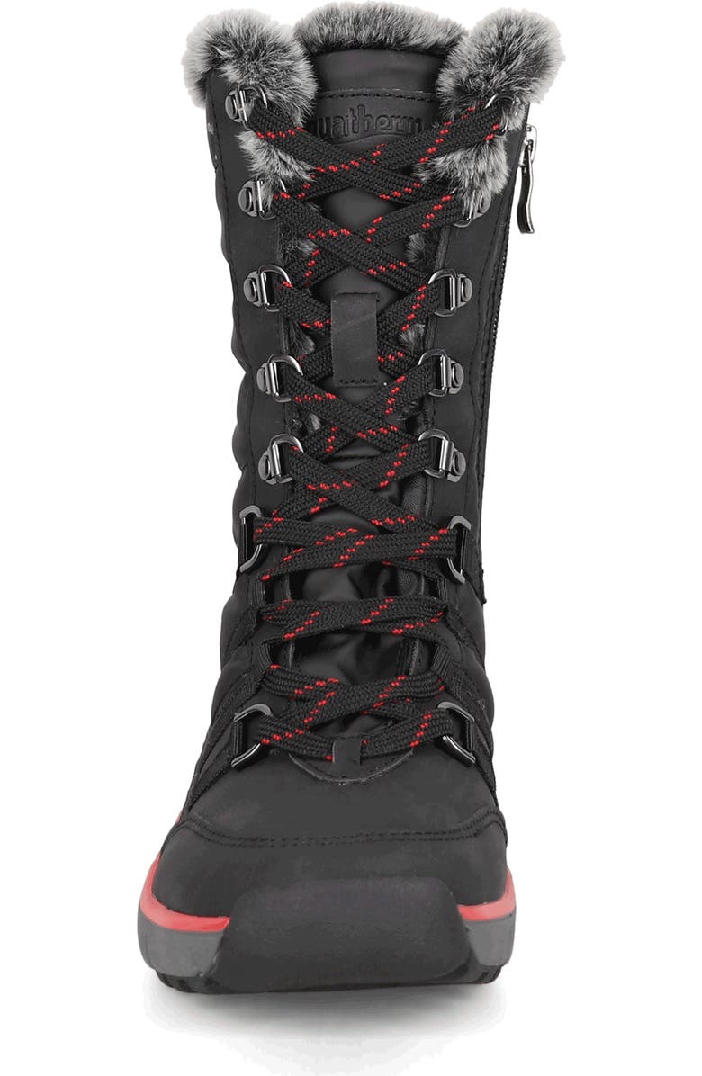 AQUATHERM BY SANTANA CANADA Racer Waterproof Faux Fur Boot, Alternate, color,