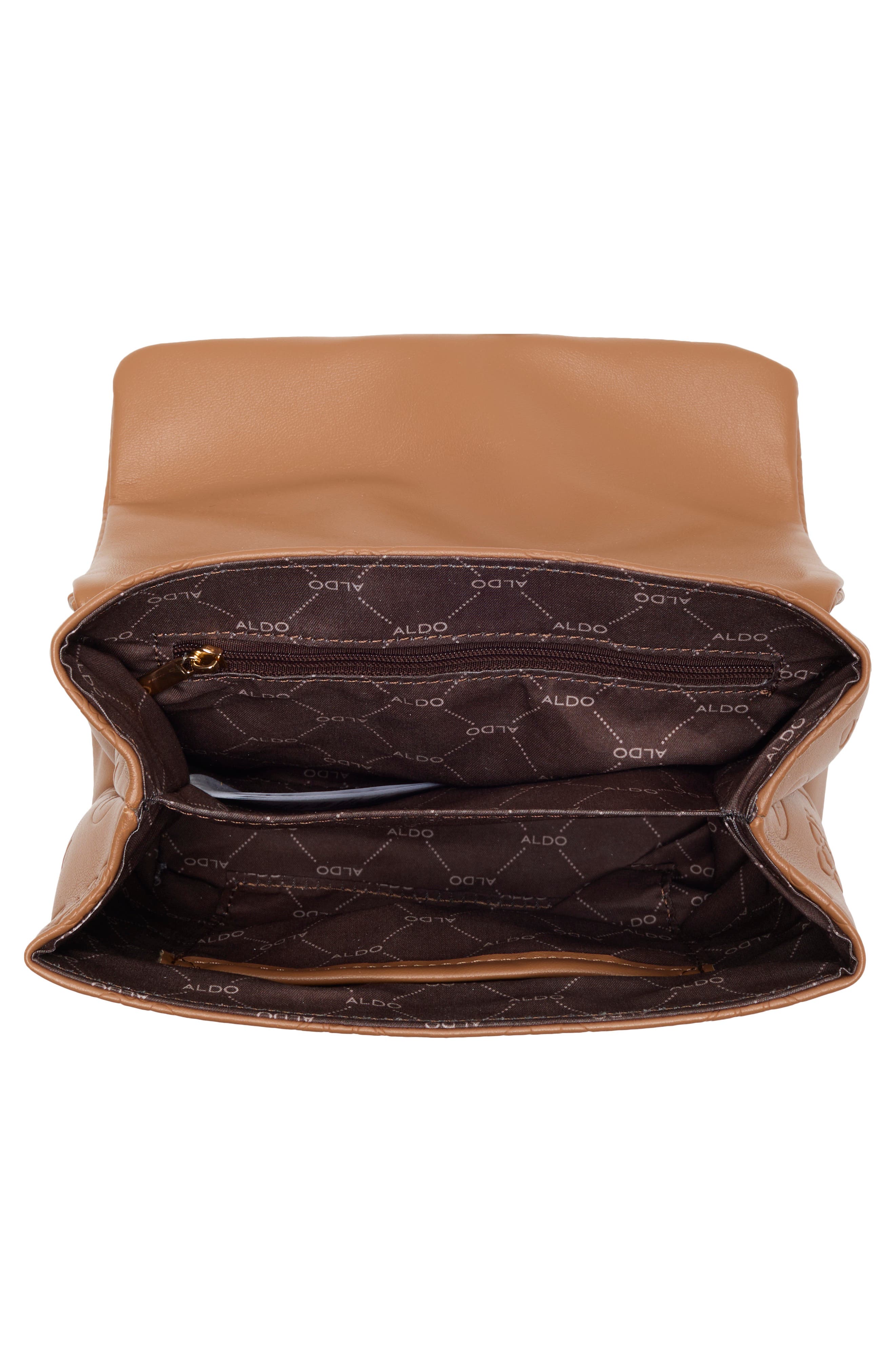 ALDO Daan Crossbody Bag, Alternate, color, Light Brown