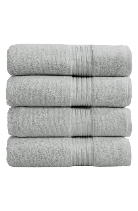 Quick-Dry Cotton 4-Pack Bath Towel Set