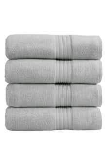 Woven & Weft Quick-Dry Cotton 4-Pack Bath Towel Set