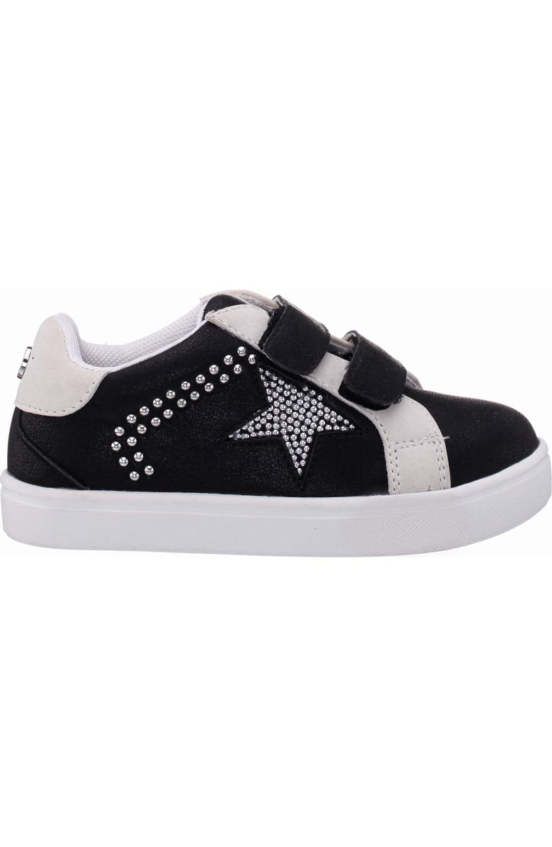 Nina Kids' Zicky Low Top Sneaker, Alternate, color, Black Shimmer