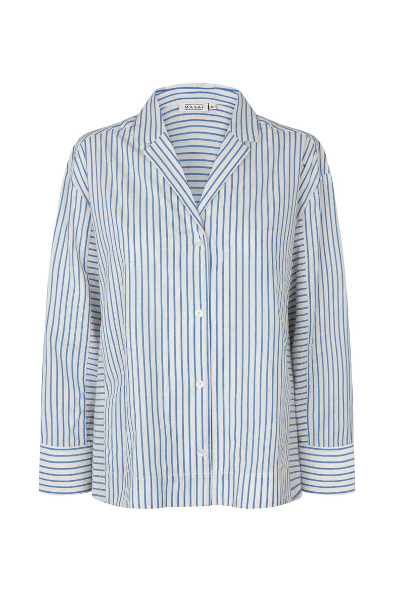 MaIsolisse Striped Shirt, Alternate, color, Princess Blue
